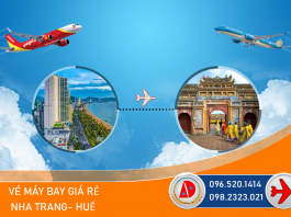 Vé máy bay giá rẻ Nha Trang đi Huế của Vietjet Air, Bảng vé máy bay Nha Trang - Huế chi tiết
