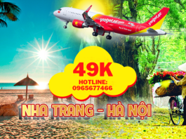 Ưu đãi vé máy bay Nha Trang đi Hà Nội của Vietjet Air chỉ từ 49K, Kinh nghiệm săn vé máy bay giá rẻ Nha Trang đi Hà Nội
